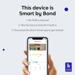 52" Oil Rubbed Bronze Wi-Fi Smart Lighted Ceiling Fan - River Of Goods: Remote & Reversible Blades -Interior furniture GUEST 8b44ef2b adaf 426d bc50 5ef8cdf3eb2a