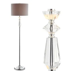 JONATHAN Y Layla Crystal/Metal LED Floor Lamp -Interior furniture GUEST 8be966a2 7218 49f8 a8b0 a3ddc01f196d