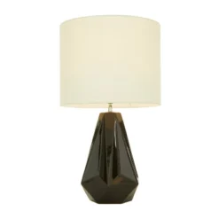 26" X 15" Modern Ceramic Table Lamp - CosmoLiving By Cosmopolitan