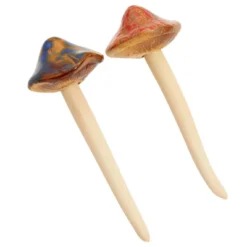 4-Pack Of Outdoor Miniature Ceramic Mushrooms For Garden Planter Decorations, Fairy Figurines For Pots, Outside, Yard, Plant Decor, 5 Inches In Height -Interior furniture GUEST 8d16821b 5d26 42ce 8da7 f4304c5d7d53