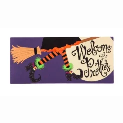 Evergreen Indoor Outdoor Doormat Bundle Set Of 5 - Frame And 4 Welcome Seasonal Inserts Halloween Witch Christmas Santa Thanksgiving Turkey -Interior furniture GUEST 90b697f3 8a87 4575 8372 4573c01ea83b
