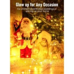 Itopfox Twinkle Fairy Lights With Remote And Timer, 100 LED USB Plug In String Lights, Waterproof 8 Modes For Bedroom Indoor Wreath DIY Party Wedding