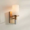 Possini Euro Design Possini Euro Lucius 11" High Soft Gold And White Marble Wall Sconce -Interior furniture GUEST 9170aead 9583 462e b8c6 a0a64341b290