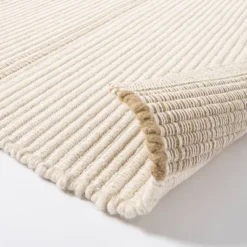 7'x10' Marina Striped Wool/Cotton Area Rug Cream - Threshold™ Designed With Studio McGee -Interior furniture GUEST 91738a77 26a3 4739 9e5e 00d1da6a1e3d