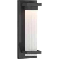 Possini Euro Design Possini Euro Kathleen 14" High Sand Black LED Wall Sconce Set Of 2 -Interior furniture GUEST 9232a984 3365 49cf af6e 78cbcb18b2c2