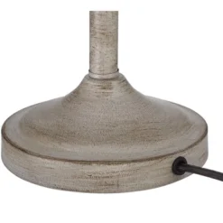 360 Lighting Lynn Country Cottage Buffet Table Lamps 26 3/4" High Set Of 2 Beige Wood White Drum Shade For Bedroom Living Room Bedside Nightstand Kids -Interior furniture GUEST 92a63df8 54ac 49d2 b942 fe719acc395a