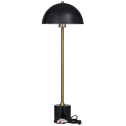 28" X 10" Metal Umbrella Style Desk Lamp With Marble Base - Olivia & May -Interior furniture GUEST 92bae3bf 3499 4dc5 b55c 89d5903c6e08