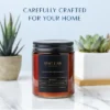 Craft & Kin Wood Wick, All-Natural Soy Aromatherapy Candle In Amber Glass Jar -Interior furniture GUEST 93d66323 5f7b 4975 b227 c9e9f1923701