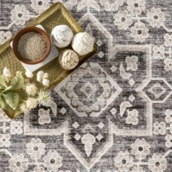 NuLOOM Eira Medallion Stain-Resistant Machine Washable Area Rug -Interior furniture GUEST 9542d558 ebfd 49ba 821e 9ce425cb06a5