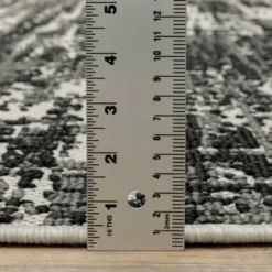 Trinity Distressed Abstract Patio Area Rug Black/Beige - Captiv8e Designs -Interior furniture GUEST 95fdacd6 877b 4d3b 8032 67f0ac2818df