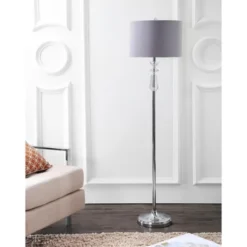 JONATHAN Y Layla Crystal/Metal LED Floor Lamp -Interior furniture GUEST 9b09f236 48ed 4af4 8780 ed88bd909f50