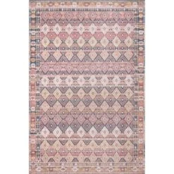 NuLOOM Sherri Bohemian Diamond Machine Washable Area Rug -Interior furniture GUEST 9bc8f248 f791 4e37 9c1b ff8c174364d2
