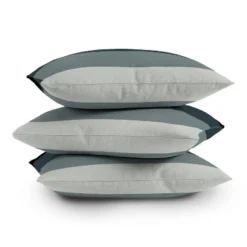 16"x16" Poems Contemporary Color Block VI Throw Pillow Blue - Deny Designs -Interior furniture GUEST 9bf3d604 64ef 42b9 9f4e 4d5fbeb20c33