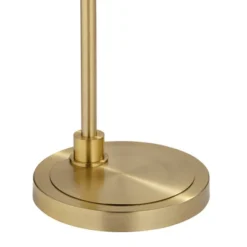 Possini Euro Design Kipling Modern 62 1/2" Tall Downbridge Arc Floor Lamp Warm Gold Metal Clear Glass Shade For Living Room Reading House -Interior furniture GUEST 9bfaaf7a b4db 43f7 8fce 04224fb8c685