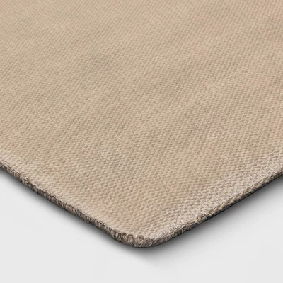 2'x3' Washable Striped Accent Rug Heathered Gray/Brown Almond - Threshold™ 5 2'x3' Washable Striped Accent Rug Heathered Gray/Brown Almond - Threshold™ - Image 3