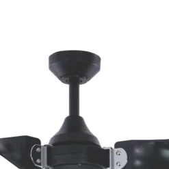 VAXCEL Austin 52 In. Black And Chrome Industrial Outdoor Ceiling Fan With Light Kit And Remote -Interior furniture GUEST 9d56b265 9825 4206 b660 1cdc030bac97