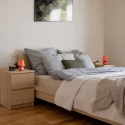 8.66" 2pk Petite Ceramic Orb Base Bedside Table Lamps With Matching Tapered Drum Shade Orange - Creekwood Home -Interior furniture GUEST 9e218a4f fd01 4505 9d32 85e496f60346