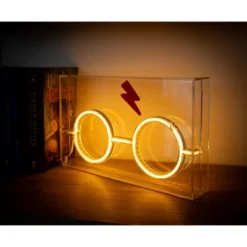 Silver Buffalo Harry Potter Scar And Glasses Neon LED Mood Light | 12 X 7 Inches -Interior furniture GUEST 9eef1052 9eec 45ab 90a1 8f5cca76a17b