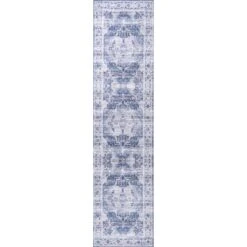 Alanya Ornate Medallion Washable Area Rug - JONATHAN Y