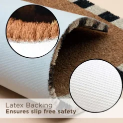 Folkulture Door Mat | (16 X 28) Welcome Matt Or Checkered Doormat For Home Entrance | Durable & Anti Slip Coir Mats (Home-Sweet-Home) -Interior furniture GUEST a37f85aa c1dd 4f18 bc5d 340d4e9b0d18