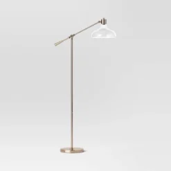 Crosby Bell Floor Lamp Brass With Glass Shade - Threshold™ -Interior furniture GUEST a56aefbc c219 4e3d a609 84cc3103cc5e