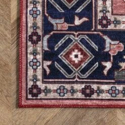 NuLOOM Amber Machine Washable Floral Aztec Area Rug -Interior furniture GUEST a60924d8 85b8 4440 9ad8 03f48cf05582