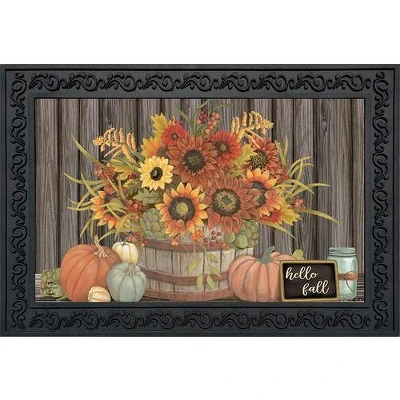 Hello Fall Floral Primitive Doormat Autumn Indoor Outdoor 30" X 18" Briarwood Lane 3 Hello Fall Floral Primitive Doormat Autumn Indoor Outdoor 30" X 18" Briarwood Lane