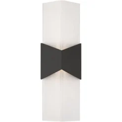 Possini Euro Design Possini Euro Tux 18" High Black And White LED Wall Sconce Set Of 2 -Interior furniture GUEST a786b13c d306 4151 9f86 a01287f62226
