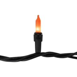 Northlight Mini Christmas Light Set - Orange - 20.25' Black Wire - 100ct -Interior furniture GUEST a7c23655 a1d7 4eee b5dd 56b7a030d54a