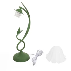 YIYIBYUS Green Creative Flower-Shaped Desk Light Table Lamp With Glass Shade -Interior furniture GUEST a8b41f4c c8e7 4a46 addc 6d4cfd37d497