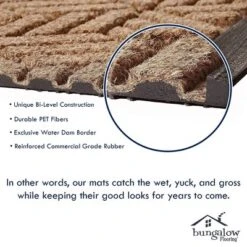 Aqua Shield Cordova Indoor/Outdoor Doormat - Bungalow Flooring -Interior furniture GUEST aa6c5bf3 0c28 48dd 9bfc 98c25d0ac5dc