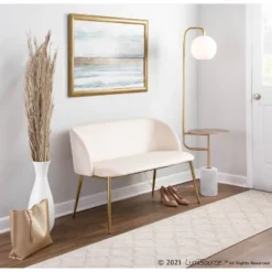 Symbol Contemporary/Glam Floor Lamp With Integrated Table & Marble Base - LumiSource: Tall, LED, UL Listed -Interior furniture GUEST ab95a759 233e 43ec b2e1 0f77982aa43e