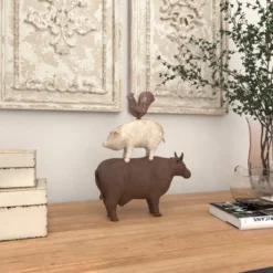 Amazing Animals Stack Sculpture (11"x14") - Olivia & May -Interior furniture GUEST abf40601 c7a2 4c4b af2c b6ecf2315781