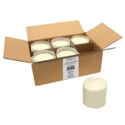 6pk Pillar Candles Ivory - Stonebriar Collection -Interior furniture GUEST ac1aa566 181d 4c51 a7a0 ba48ea3ff5c7