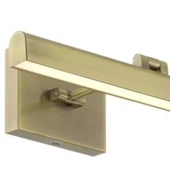 Possini Euro Design Henry 17" High Modern Picture Wall Lamp Light Fixture Mount Living Room Indoor Hallway Entry-way LED Hardwired Gold Antique Brass -Interior furniture GUEST af8c2a21 3b61 49dd aa61 4065e9e010c3