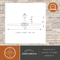 VAXCEL Austin 52 In. Black And Chrome Industrial Outdoor Ceiling Fan With Light Kit And Remote -Interior furniture GUEST b0934cab 2399 4f32 a4fa 1a2017cf7ddf