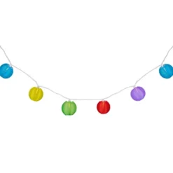 Northlight Round Lantern Indoor Outdoor Patio String Light Set - 7.25' White Wire - 10ct -Interior furniture GUEST b15856e9 a66a 4295 a1b2 661ed50eeb1f