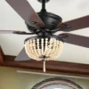 52" Erin LED Ceiling Fan With Wood Beads & Remote, Reversible Blades - JONATHAN Y 1 52" Erin LED Ceiling Fan With Wood Beads & Remote, Reversible Blades - JONATHAN Y -Interior furniture GUEST b18bbd65 135f 4624 a06d a01a868a70a1