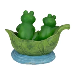 Northlight 10" Green Frogs In A Lily Pad Outdoor Garden Statue -Interior furniture GUEST b18d5df3 1632 4803 a6c7 548036dd1403
