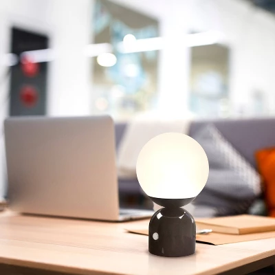 Brightech Mila Modern Dimmable (Includes LED Light Bulb) Desk Table Lamp Black Marble 6 Brightech Mila Modern Dimmable (Includes LED Light Bulb) Desk Table Lamp Black Marble - Image 4