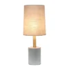 Concrete Table Lamp With Linen Shade Antique Brass - Lalia Home -Interior furniture GUEST b24a2b93 fb65 49c1 9b48 e69329b4d2e0