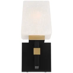 Possini Euro Design Beauregard Modern Wall Light Sconce Black Gold Hardwire 4 1/2" Fixture Square Linen Glass For Bedroom Reading Hallway House Home 15 Possini Euro Design Beauregard Modern Wall Light Sconce Black Gold Hardwire 4 1/2" Fixture Square Linen Glass For Bedroom Reading Hallway House Home -Interior furniture GUEST b2c6a417 0f72 4973 ac87 f7166672d3ae