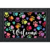 Rainbow Pawprints Doormat Welcome 30" X 18" Briarwood Lane 1 Rainbow Pawprints Doormat Welcome 30" X 18" Briarwood Lane -Interior furniture GUEST b497be5e 3761 41fe 9dcb 05362415b736