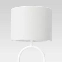Ring Base Floor Lamp White (Includes LED Light Bulb) - Threshold™ -Interior furniture GUEST b5370ec0 46ea 4afe b39e 7e1133de6489