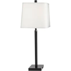 360 Lighting Cole Modern Table Lamps 27" Tall Set Of 2 Black Metal With USB Charging Ports White Rectangular Shade For Bedroom Living Room Bedside 12 360 Lighting Cole Modern Table Lamps 27" Tall Set Of 2 Black Metal With USB Charging Ports White Rectangular Shade For Bedroom Living Room Bedside -Interior furniture GUEST b5665898 3541 43a5 8e8b 387d99d955f3