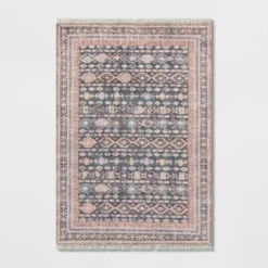 Alexandra Floral Printed Border Persian Rug Blush - Opalhouse™ -Interior furniture GUEST b64cccec 5c26 44cb bb19 1be2036f9757