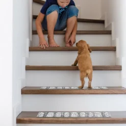 World Rug Gallery Modern Boho Design Non-Slip Stair Treads -Interior furniture GUEST b72bc25a 4c47 4216 a4c1 93e5b2d0b3e2