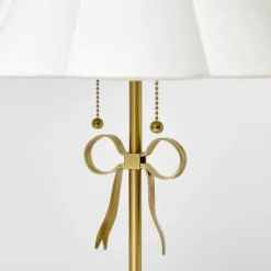 Stick Lamp With Bow Brass - Threshold™ Designed With Studio McGee -Interior furniture GUEST b7c11322 5468 4374 891e f2d065817b03