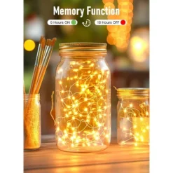 Itopfox Twinkle Fairy Lights With Remote And Timer, 100 LED USB Plug In String Lights, Waterproof 8 Modes For Bedroom Indoor Wreath DIY Party Wedding -Interior furniture GUEST b8e00bce 27d4 4a14 8e66 3e9a6be86804