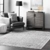 Nuloom Waddell Oriental/Persian 4x6 Area Rug For Living Room Bedroom Dining Room Kitchen, Grey/Black -Interior furniture GUEST bc60aabe 27ca 48f9 9c12 4f34898da6af